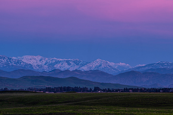 sunset sierras