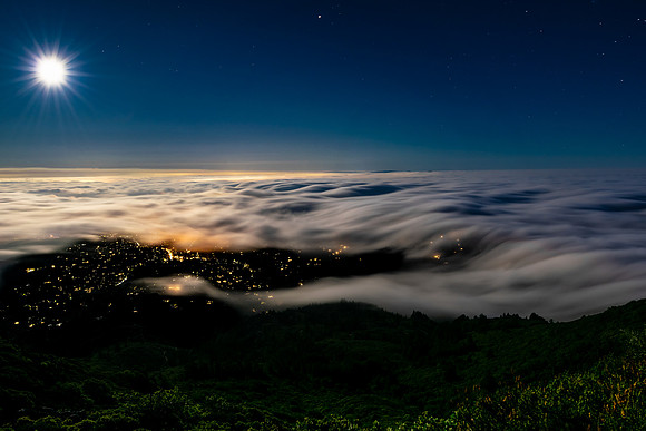 Fingers of Fog- San Fransisco, Sausalito