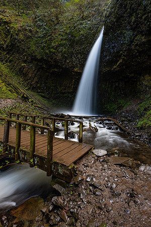 Upper Latourell Falls- Columbia River Gorge, Oregon
